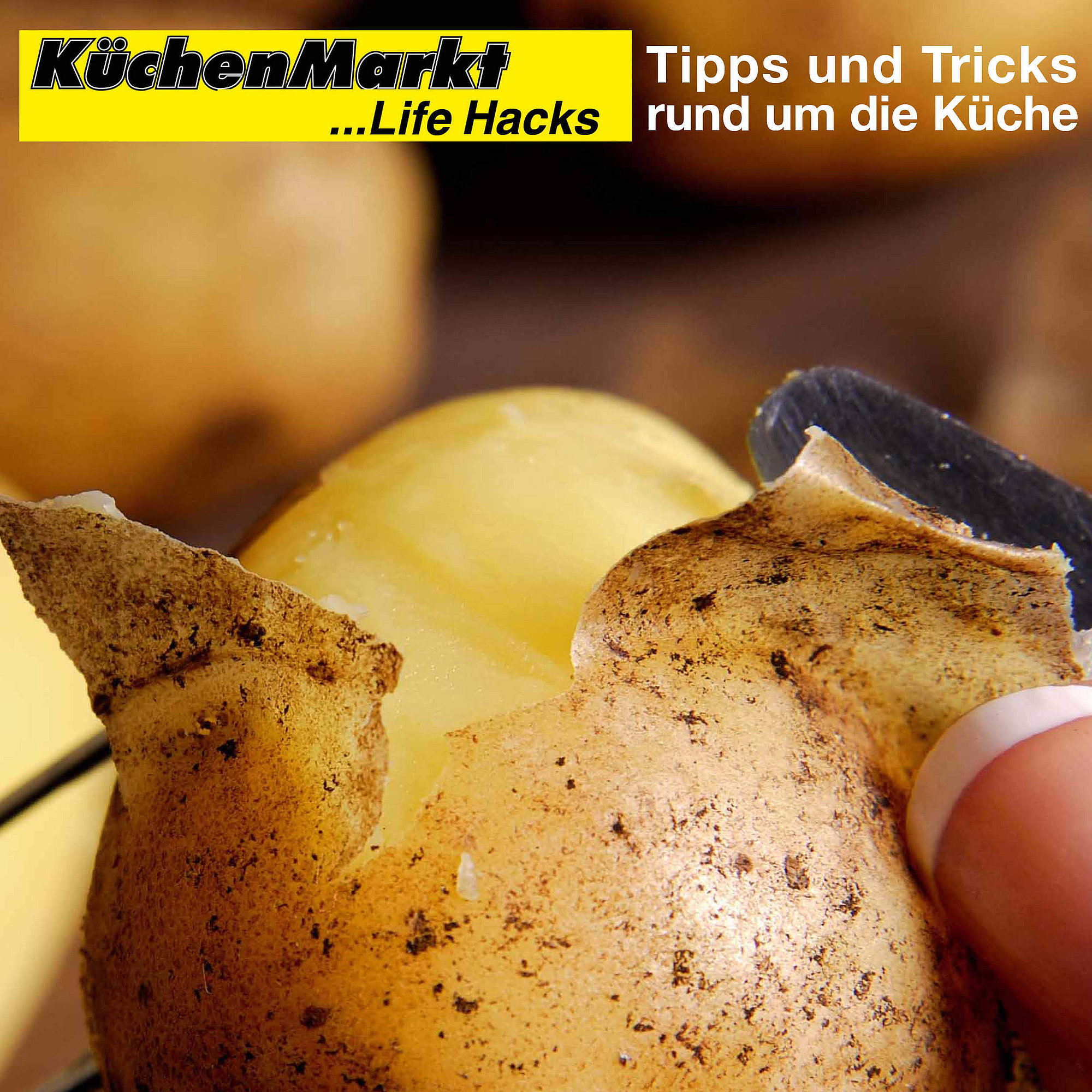 KüchenMarkt Life Hack Kartoffel pellen