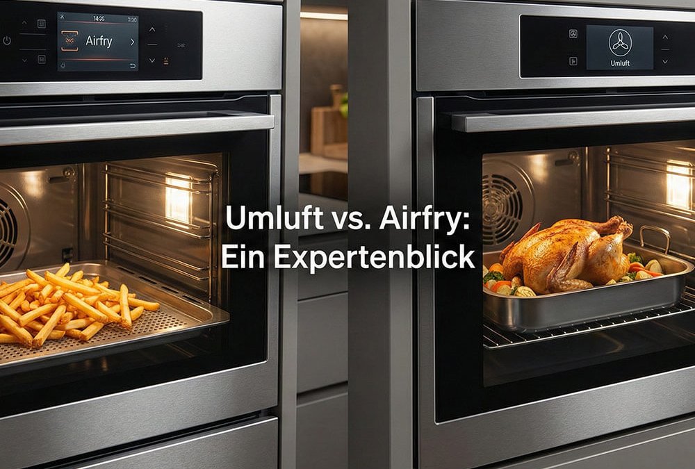 Backofen mit Airfry – Umluft vs Airfry im Überblick