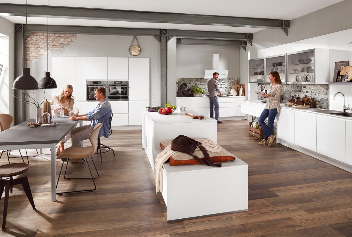 KüchenMarkt Moderne Küche Inline 551