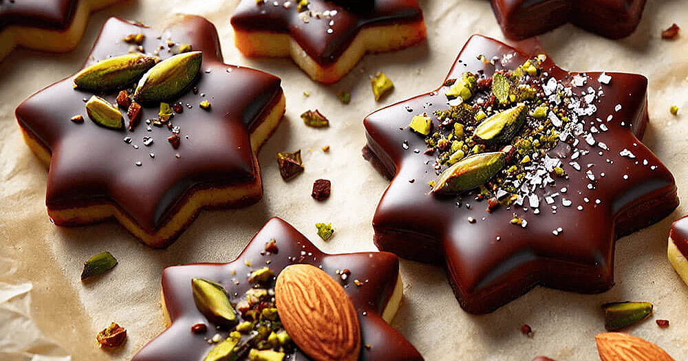 Orangen-Zimt-Plätzchen mit Schokoladenglasur – Weihnachtsrezept