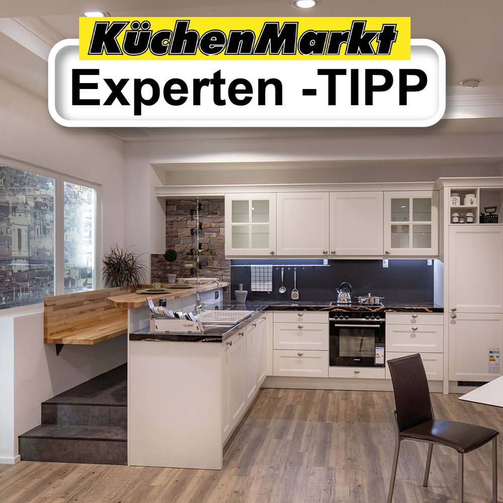 KüchenMarkt Experten-Tipp Familienfreundliche Küche Hochsitz-Bank