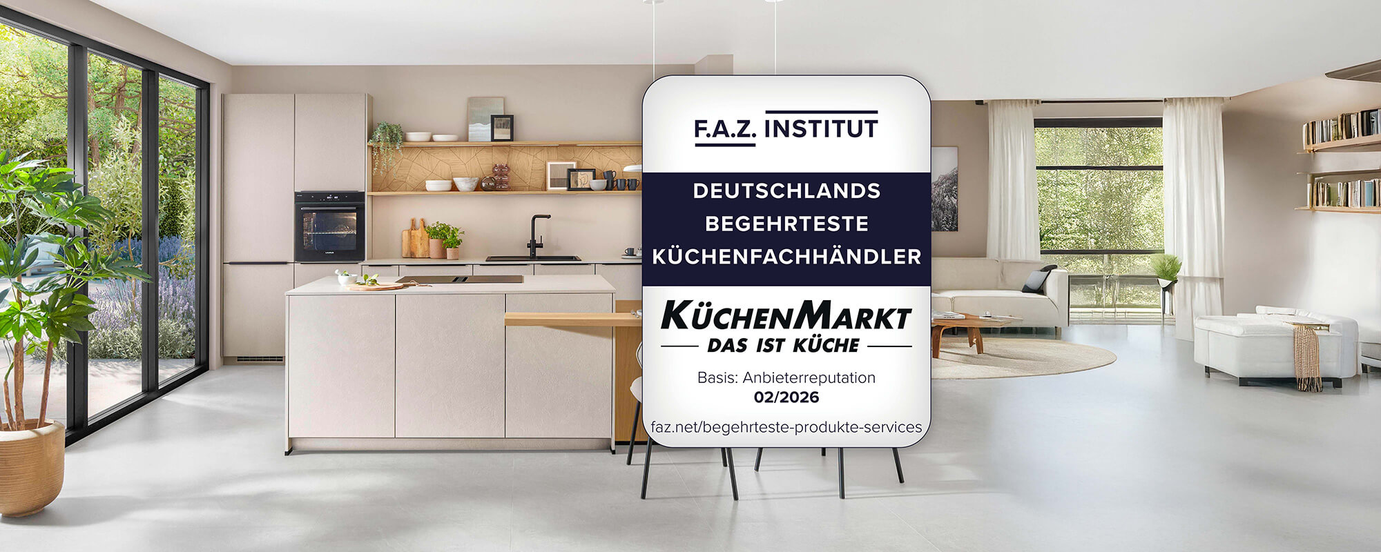 Deutschlands begehrteste Küchenfachhändler: KüchenMarkt Küchenausstellung und Beratung