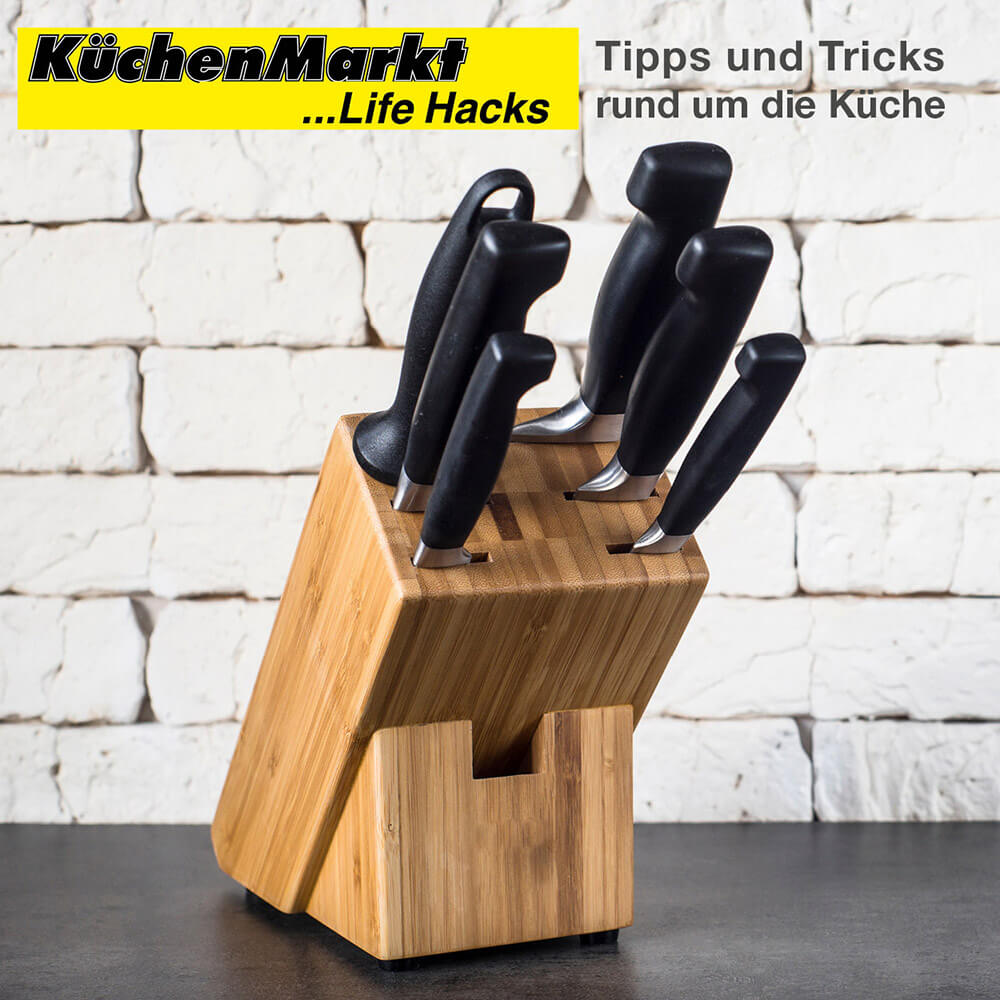 KüchenMarkt Experten-Tipp Küchenmesser richtig aufbewahren