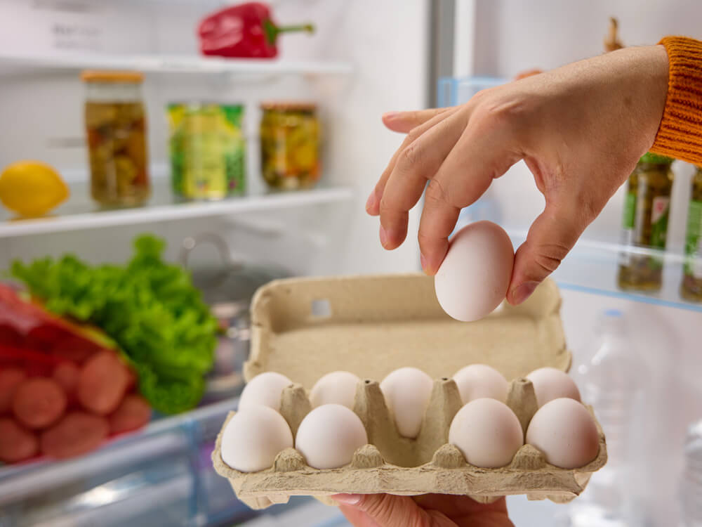 Eier im Kühlschrank richtig aufbewahren und lagern