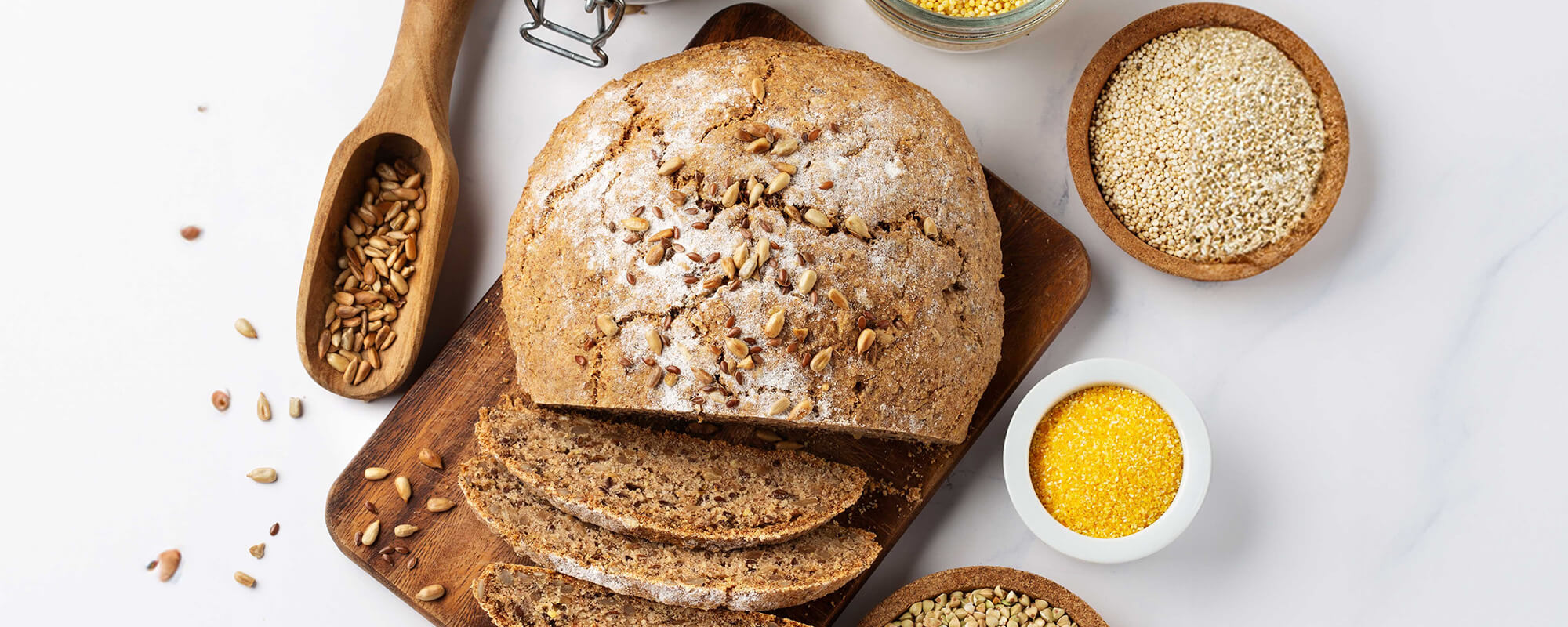KüchenMarkt Rezept Glutenfreies Brot selbst backen