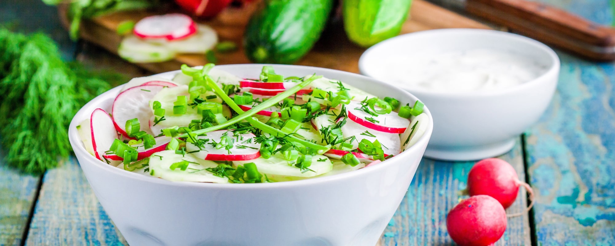 KüchenMarkt Rezept Gurken-Radieschen-Salat