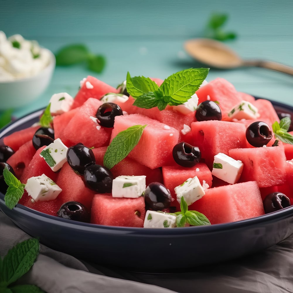 KüchenMarkt Rezept Wassermelonen-Salat
